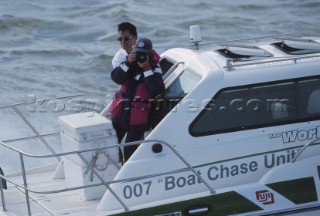 Rolex Commodores Cup 2000. The Solent, Cowes, Isle of Wight, UK. Three boat teams from around the world compete for the coveted RORC trophy. The event is hosted by the Royal Yacht Squadron.