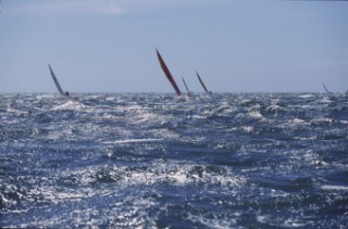 Rolex Commodores Cup 2000. The Solent, Cowes, Isle of Wight, UK. Three boat teams from around the world compete for the coveted RORC trophy. The event is hosted by the Royal Yacht Squadron.