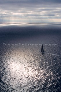 Rolex Fastnet Race 2001. The Solent, Cowes, Isle of Wight, UK. Organised by the RORC, the race starts in Cowes, rounds the famous Fastnet Lighthouse in Ireland, with a finish in Plymouth, UK.