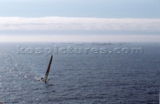 Rolex Fastnet Race 2001. The Solent, Cowes, Isle of Wight, UK. Organised by the RORC, the race starts in Cowes, rounds the famous Fastnet Lighthouse in Ireland, with a finish in Plymouth, UK.