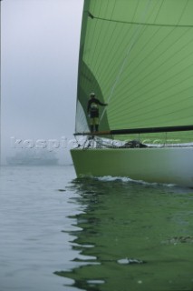 Rolex Fastnet Race 2001. The Solent, Cowes, Isle of Wight, UK. Organised by the RORC, the race starts in Cowes, rounds the famous Fastnet Lighthouse in Ireland, with a finish in Plymouth, UK.