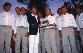 La Giraglia Rolex Cup 1999. Offshore race from St Tropez, France, around La Giraglia Rock, Corsica, and finish at the Yacht Club Italiano in Genoa, Italy.