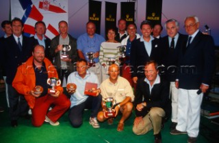 La Giraglia Rolex Cup 2001. Offshore race from St Tropez, France, around La Giraglia Rock, Corsica, and finish at the Yacht Club Italiano in Genoa, Italy.