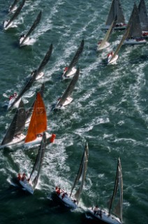 Rolex Farr 40 Worlds 2001. The Solent, Cowes, Isle of Wight, UK.