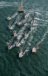 Rolex Farr 40 Worlds 2001. The Solent, Cowes, Isle of Wight, UK.