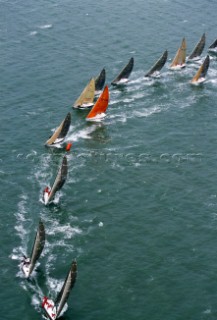 Rolex Farr 40 Worlds 2001. The Solent, Cowes, Isle of Wight, UK.