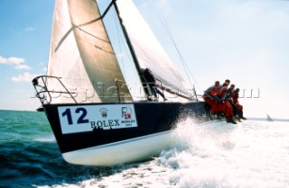 Rolex Farr 40 Worlds 2001. The Solent, Cowes, Isle of Wight, UK.