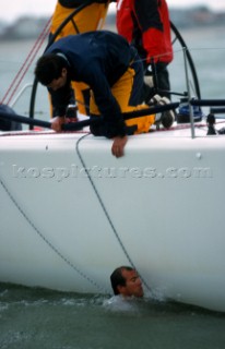 Rolex Farr 40 Worlds 2001. The Solent, Cowes, Isle of Wight, UK.