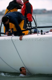 Rolex Farr 40 Worlds 2001. The Solent, Cowes, Isle of Wight, UK.