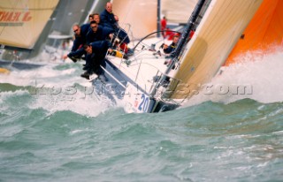 Rolex Farr 40 Worlds 2001. The Solent, Cowes, Isle of Wight, UK.