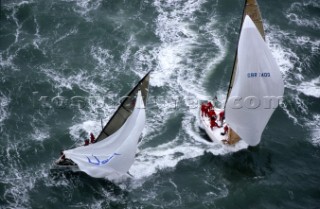 Rolex Farr 40 Worlds 2001. The Solent, Cowes, Isle of Wight, UK.