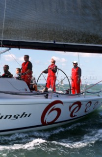 Rolex Farr 40 Worlds 2001. The Solent, Cowes, Isle of Wight, UK.