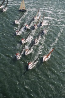 Rolex Farr 40 Worlds 2001. The Solent, Cowes, Isle of Wight, UK.