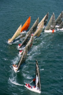 Rolex Farr 40 Worlds 2001. The Solent, Cowes, Isle of Wight, UK.