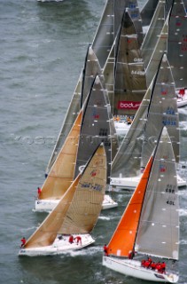 Rolex Farr 40 Worlds 2001. The Solent, Cowes, Isle of Wight, UK.