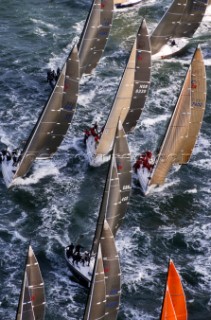 Rolex Farr 40 Worlds 2001. The Solent, Cowes, Isle of Wight, UK.