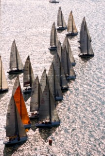 Rolex Farr 40 Worlds 2001. The Solent, Cowes, Isle of Wight, UK.