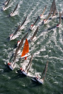 Rolex Farr 40 Worlds 2001. The Solent, Cowes, Isle of Wight, UK.