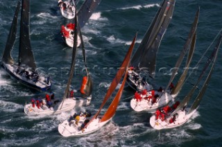 Rolex Farr 40 Worlds 2001. The Solent, Cowes, Isle of Wight, UK.