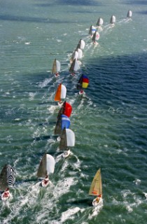 Rolex Farr 40 Worlds 2001. The Solent, Cowes, Isle of Wight, UK.