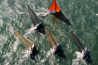 Rolex Farr 40 Worlds 2001. The Solent, Cowes, Isle of Wight, UK.