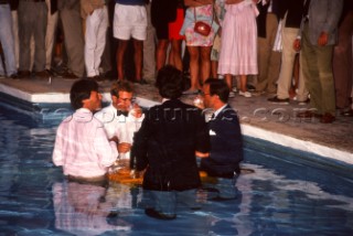 Rolex Swan World Cup 1990. Organised by the YCCS and sponsored by Jaguar cars.