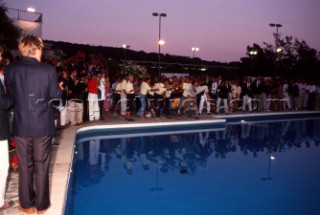 Rolex Swan World Cup 1990. Organised by the YCCS and sponsored by Jaguar cars.