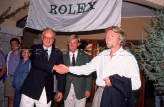 Rolex Swan World Cup 1992. Organised by the YCCS and sponsored by Jaguar cars.