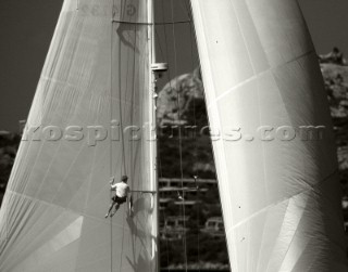Rolex Swan World Cup 1994. Organised by the YCCS and sponsored by Jaguar cars.