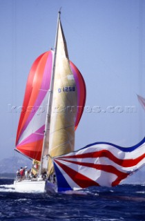 Rolex Swan World Cup 1994. Organised by the YCCS and sponsored by Jaguar cars.