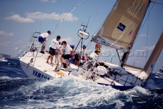 Whitbread 60 Yamaha racing in the Whitbread Round the World Race now known as the Volvo Ocean Race