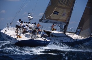 Whitbread 60 Yamaha racing in the Whitbread Round the World Race now known as the Volvo Ocean Race