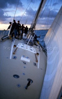 Swan 651 Fazer Finland during the Whitbread Round the World Race 1986 (now known as the Volvo Ocean Race)