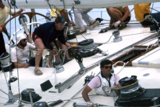 Condor during the Seahorse Maxi Series lead into the Whitbread Round the World Race 1986 (now known as the Volvo Ocean Race)