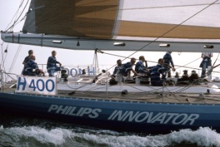 Philips Innovator during the Whitbread Round the World Race 1986 (now known as the Volvo Ocean Race)