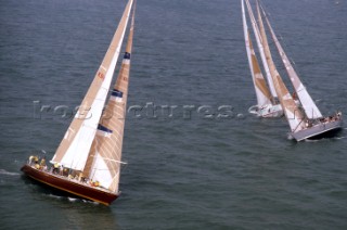 Condor during the Seahorse Maxi Series lead into the Whitbread Round the World Race 1986 (now known as the Volvo Ocean Race)