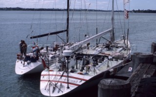 UBS Switzerland during the Whitbread Round the World Race 1986 (now known as the Volvo Ocean Race)