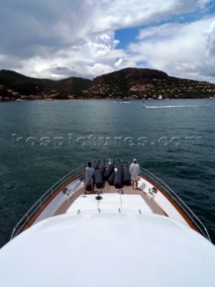 Superyacht in the Mediterranean