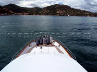 Superyacht in the Mediterranean