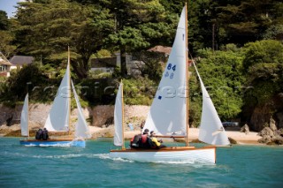 Salcombe Yawl racing at the Salcombe Regatta Week 2011, Devon, UK