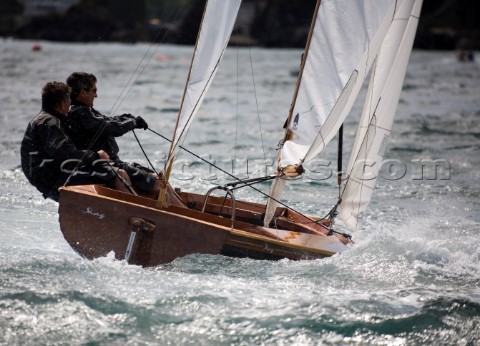 Salcombe Yawl racing at the Salcombe Regatta Week 2011 Devon UK