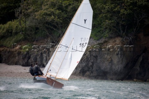 Salcombe Yawl racing at the Salcombe Regatta Week 2011 Devon UK