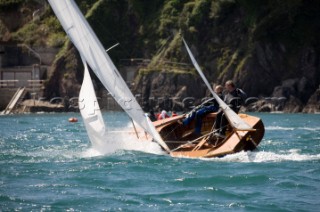 Salcombe Yawl racing at the Salcombe Regatta Week 2011, Devon, UK