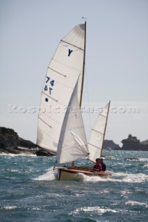 Salcombe Yawl racing at the Salcombe Regatta Week 2011, Devon, UK