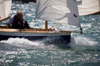 Salcombe Yawl racing at the Salcombe Regatta Week 2011, Devon, UK