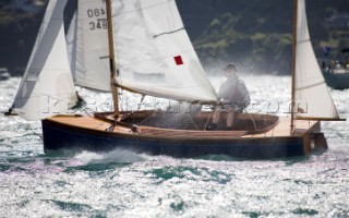 Salcombe Yawl racing at the Salcombe Regatta Week 2011, Devon, UK