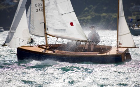 Salcombe Yawl racing at the Salcombe Regatta Week 2011 Devon UK