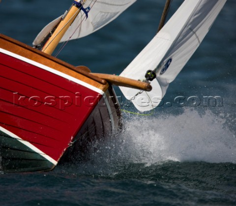 Salcombe Yawl racing at the Salcombe Regatta Week 2011 Devon UK