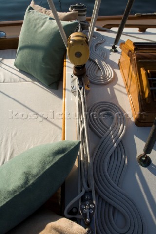 Les Voiles de SaintTropez 2011  Skylark of 1937 designed by Sparkman and Stephens