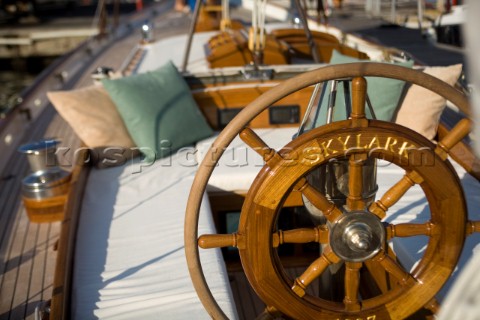 Les Voiles de SaintTropez 2011  Skylark of 1937 designed by Sparkman and Stephens
